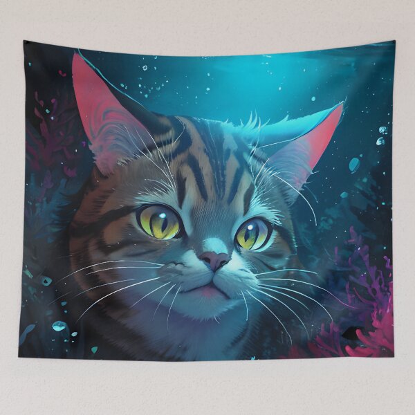 Item preview, Underwater Cat designed and sold by Cyrical.