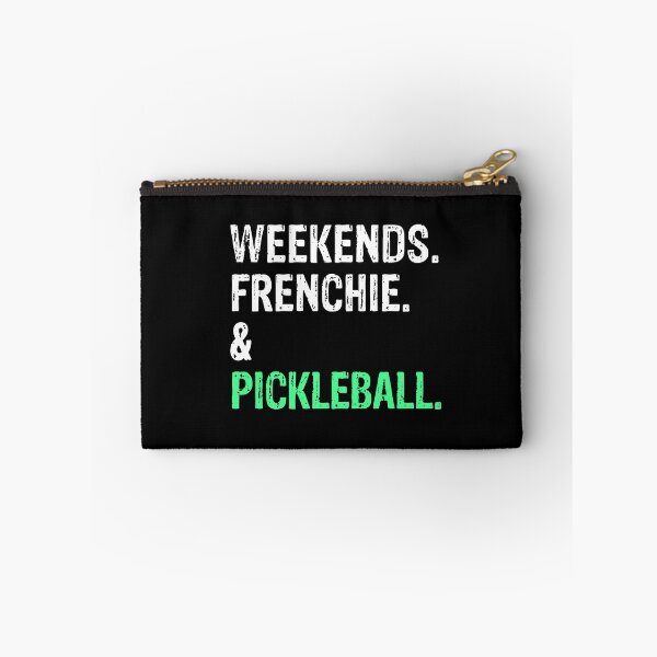 Item preview, Weekends Frenchie and Pickleball Funny Dog Gift  designed and sold by Guarddogdrive.