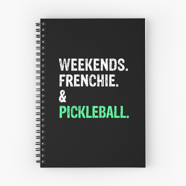Item preview, Weekends Frenchie and Pickleball Funny Dog Gift  designed and sold by Guarddogdrive.