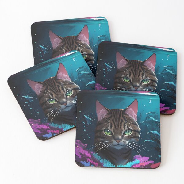 Item preview, Underwater Cat designed and sold by Cyrical.
