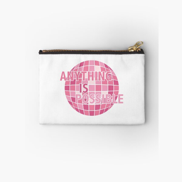 Item preview, Pink Disco Ball "Anthing Is Possible" designed and sold by Maeve-Design.