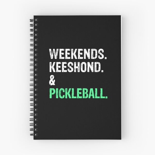 Item preview, Weekends Keeshond and Pickleball Funny Dog Gift  designed and sold by Guarddogdrive.