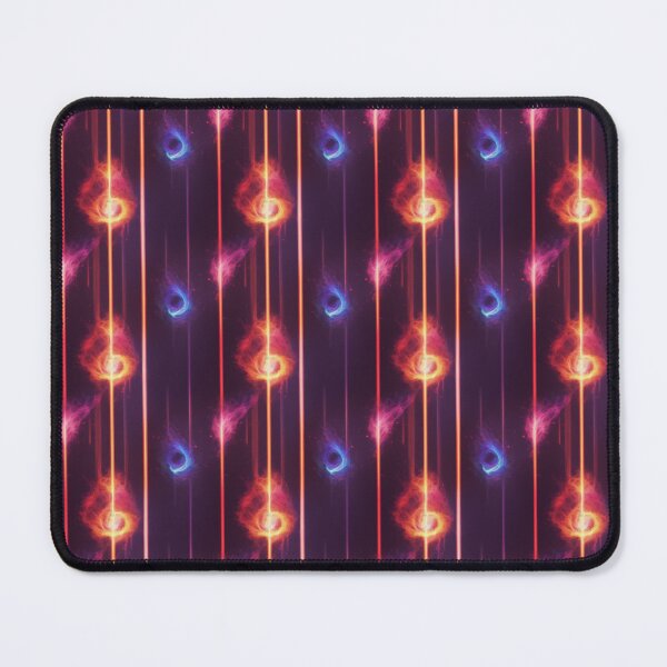 Item preview, Fire and Cosmic Pattern on Black Background designed and sold by Aaron2610.