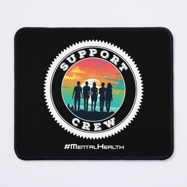 Item preview, Support Crew #Mental Health designed and sold by CanaryCanvas.