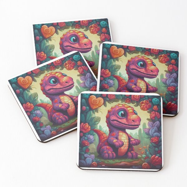 Item preview, Cute Dinosaur Mosaic Sticker - Fun and Playful Dino Wall Art for Kids' Rooms designed and sold by centaurydesigns.