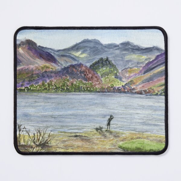 Item preview, Derwentwater to Castle Crag from Calfclose Bay designed and sold by LymphomaLass.