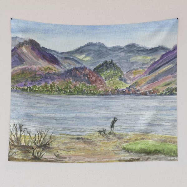 Item preview, Derwentwater to Castle Crag from Calfclose Bay designed and sold by LymphomaLass.