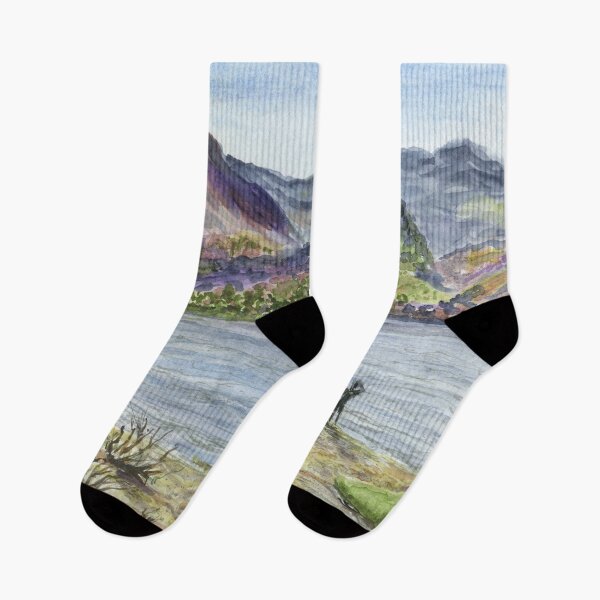 Item preview, Derwentwater to Castle Crag from Calfclose Bay designed and sold by LymphomaLass.