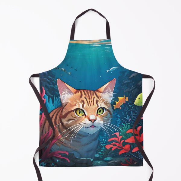 Item preview, Underwater Cat designed and sold by Cyrical.