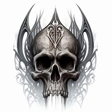 Gothic power symbol tattoo | Art Print