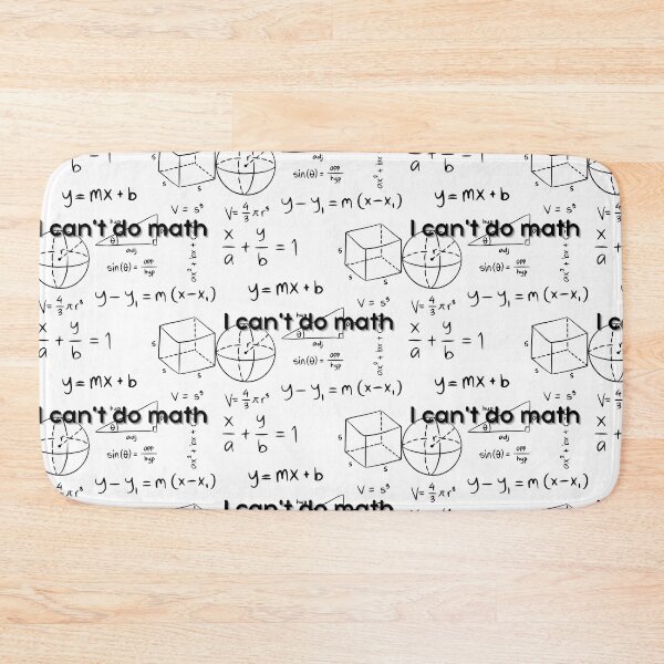 Item preview, I can't do math funny design designed and sold by GnomelyDragon.