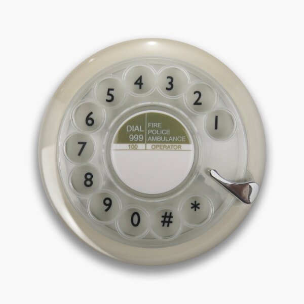 Item preview, Retro Phone Dial designed and sold by sanfranglasgow.