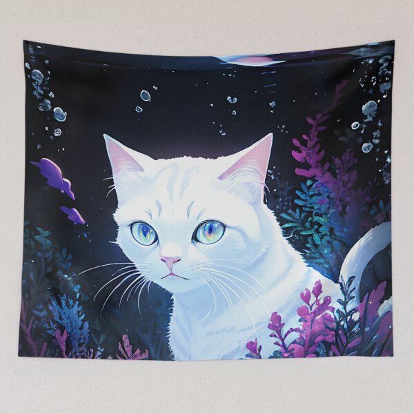 Item preview, Underwater Cat designed and sold by Cyrical.