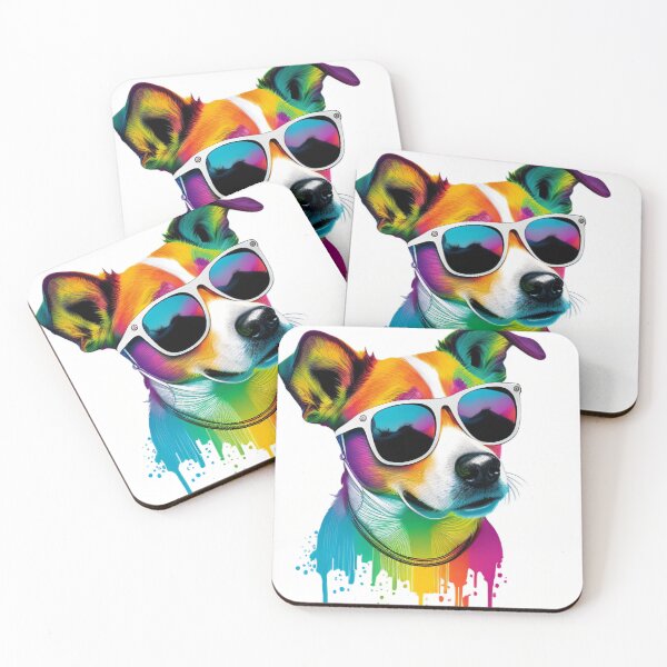Item preview, Colorful Dog Artwork designed and sold by PetPrintPalace.