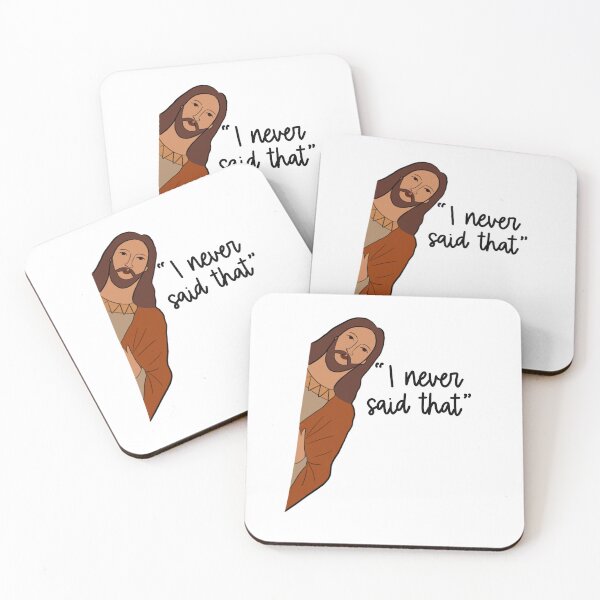 Item preview, I Never Said That Jesus  designed and sold by mckeanandco.