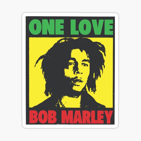 Bob Marley Lyrics Stickers for Sale