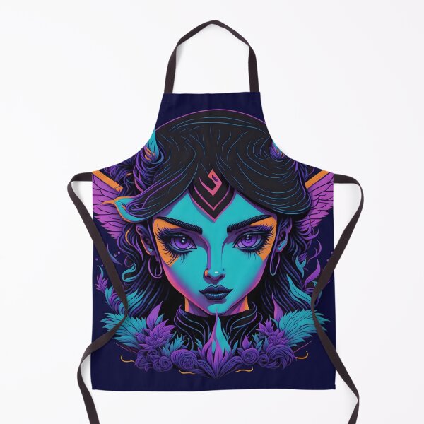Item preview, Gothic Beauty: Neon Devil Girl Artwork designed and sold by ruidaniel.