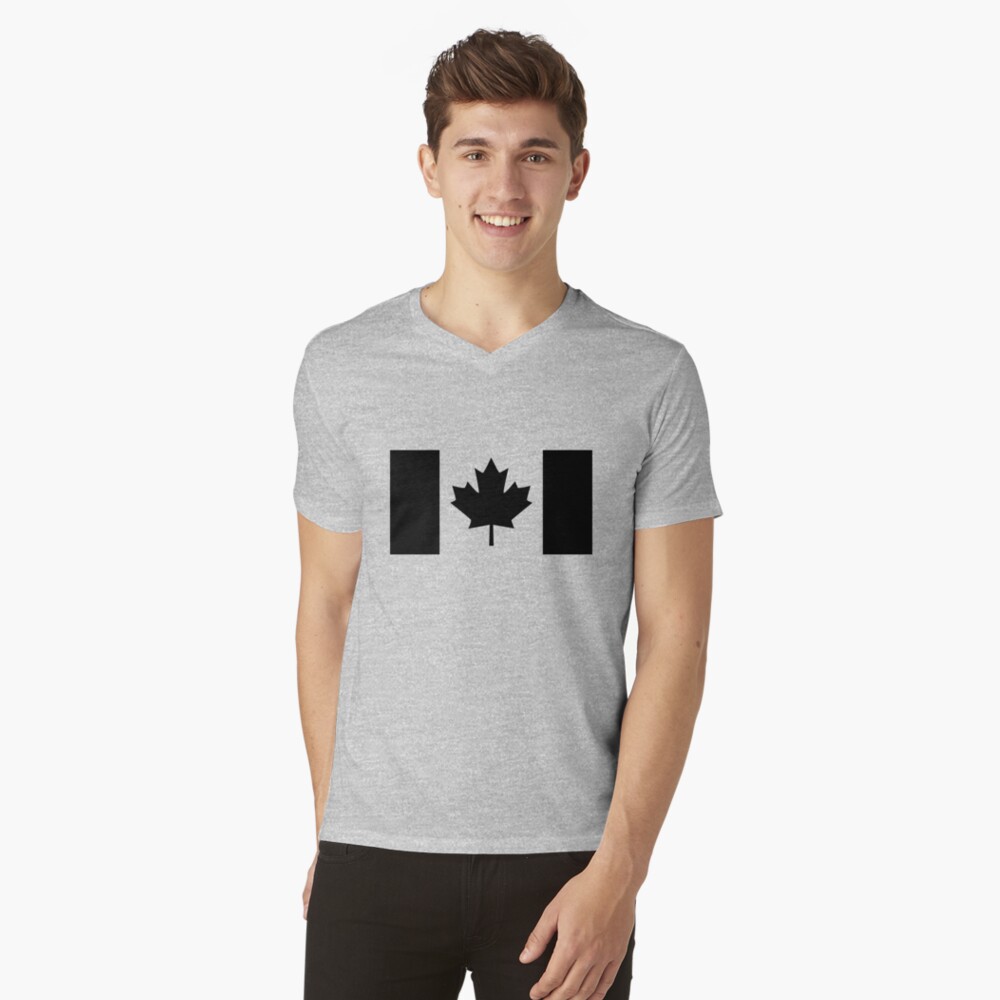 Vista previa del artículo con la obra «Camiseta de cuello en V», diseñado y vendido por Garaga.