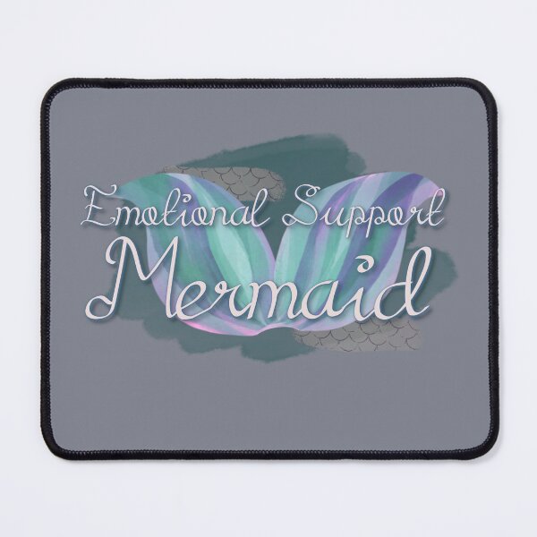 Item preview, Emotional Support Mermaid designed and sold by LochNestFarm.