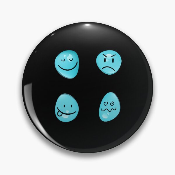 Item preview, Water droplets emoji - Funny faces on the water designed and sold by BababuuuPrint.