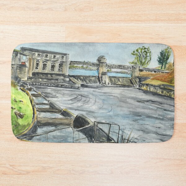 Item preview, The Dam and Fish Ladder in Pitlochry, Perthshire, Scotland designed and sold by LymphomaLass.