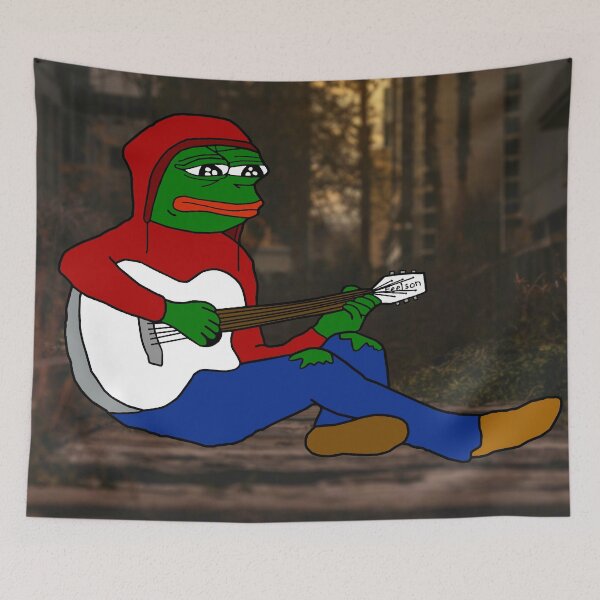 Item preview, Sad Guitar Player Pepe designed and sold by Slav-Art.