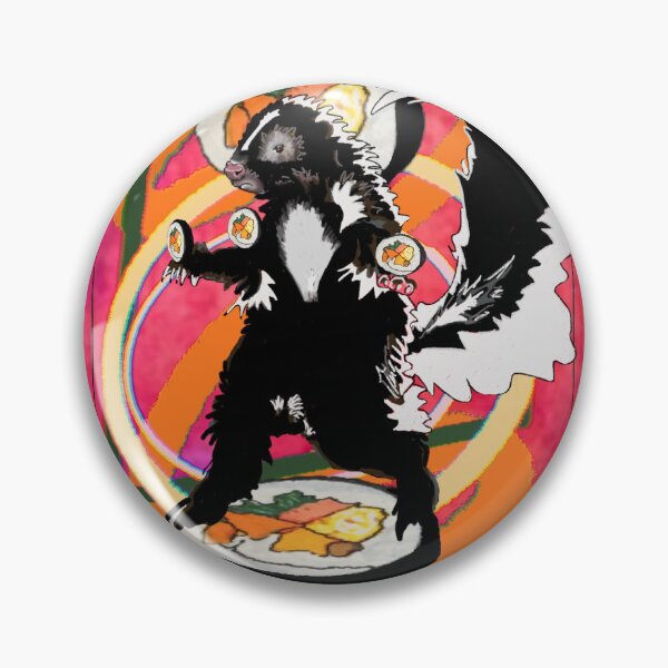 Item preview, Dancing Skunk with Donuts and Kimbap designed and sold by Sarah Goddard.