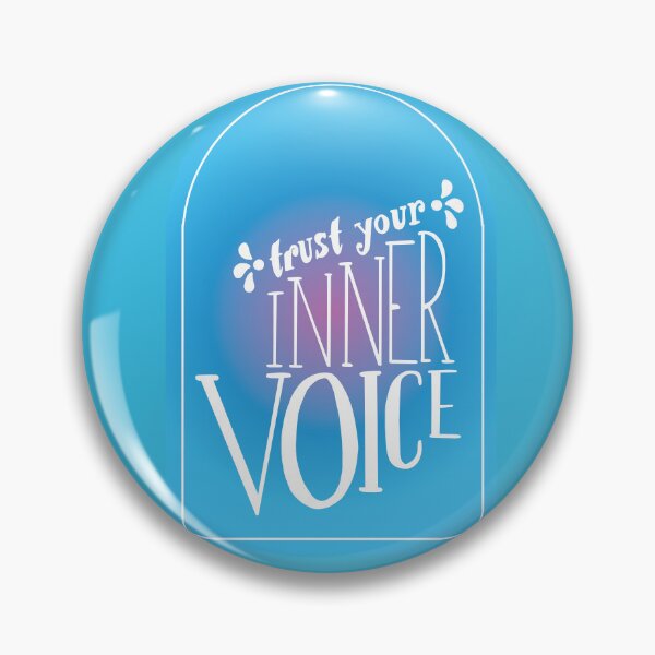 Item preview, Trust your inner voice blue gradient designed and sold by mariahmoniquedesign.