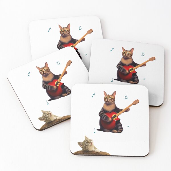 Item preview, the musical cat designed and sold by Zagalo Art.