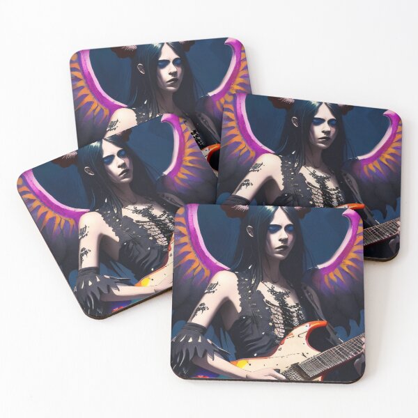 Item preview, Demonic guitar girl designed and sold by sekrecja.