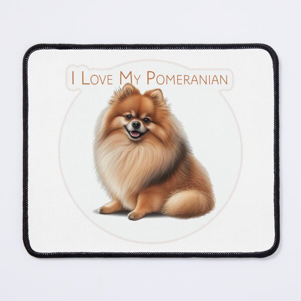 Item preview, I Love My Pomeranian Dog designed and sold by Pamela Maxwell.