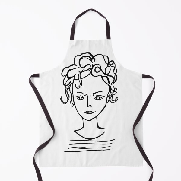 Item preview, curly hair girl designed and sold by badlydrawnbabe.