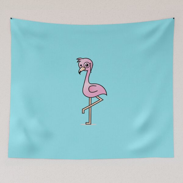 Item preview, Cute Professor Flamingo with Monocle designed and sold by Jem Illustration.