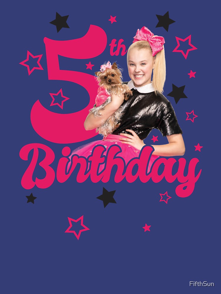 jojo siwa 5th birthday shirt