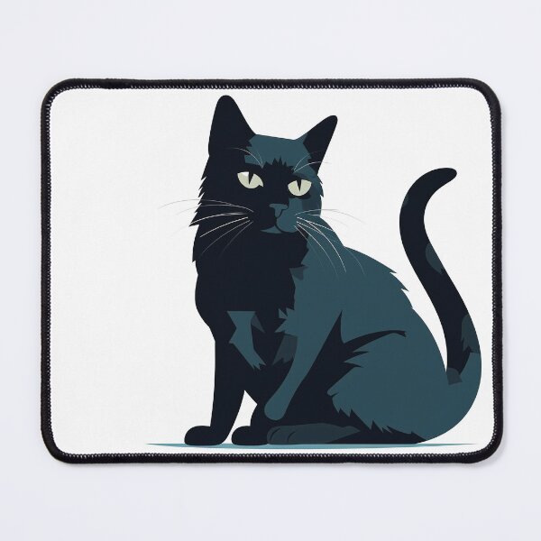 Aperçu de l'œuvre Chat noir créée et vendue par Splargo Digital Prints.