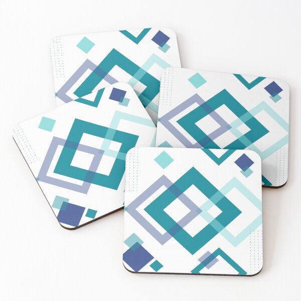 Item preview, Pattern - Geometric Cold Colors designed and sold by Ederson D'Mind.