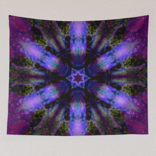Aperçu de l'œuvre étoile mandala ultra violet créée et vendue par haroulita.