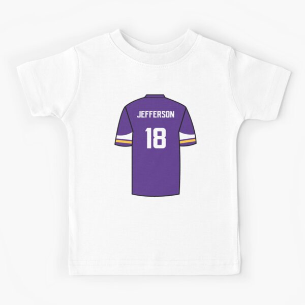 ForBostonClothing Vikings Griddy - Justin Jefferson Youth Kids T-Shirt