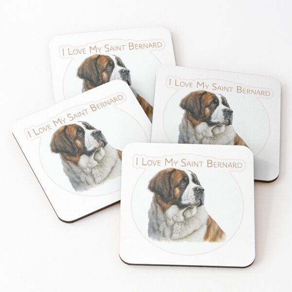 Item preview, I Love My Saint Bernard Dog designed and sold by Pamela Maxwell.