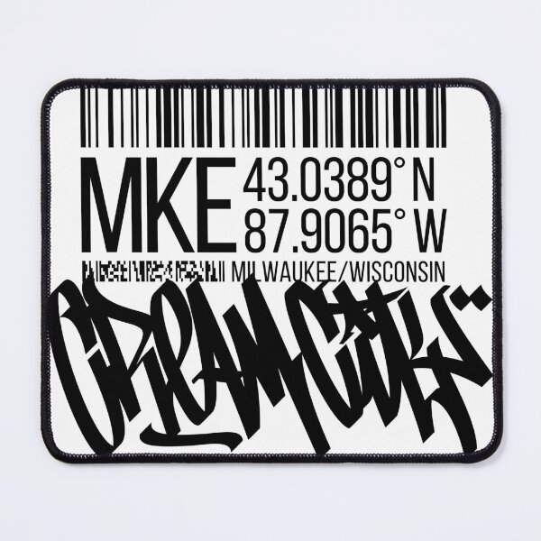Item preview, Milwaukee, WI (black) designed and sold by ICYMI-DZNS.