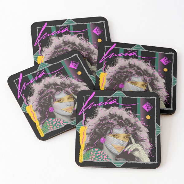 Item preview, LUCIA MENDEZ 80S RETRO STYLE designed and sold by DiscoDiscoMx.