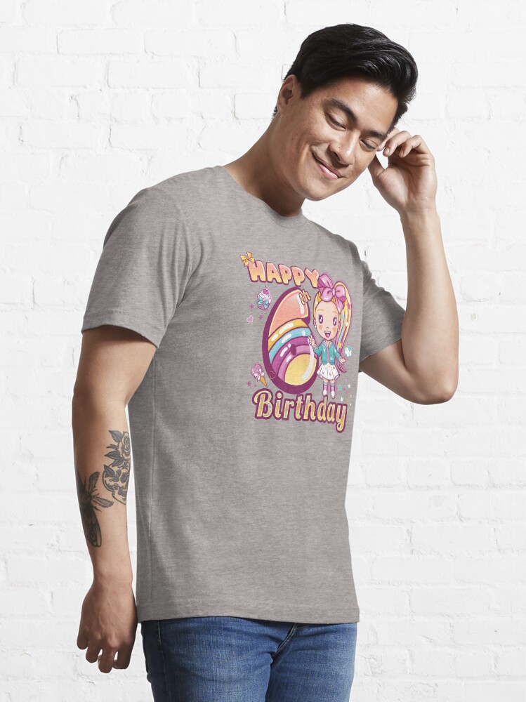 JoJo Siwa Happy 6th Birthday Rainbow Chibi JoJo Essential T Shirt for Sale by FifthSun Redbubble