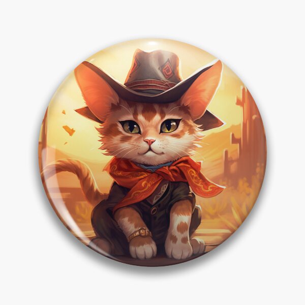 Item preview, cowboy cat designed and sold by Art-ColorTech.