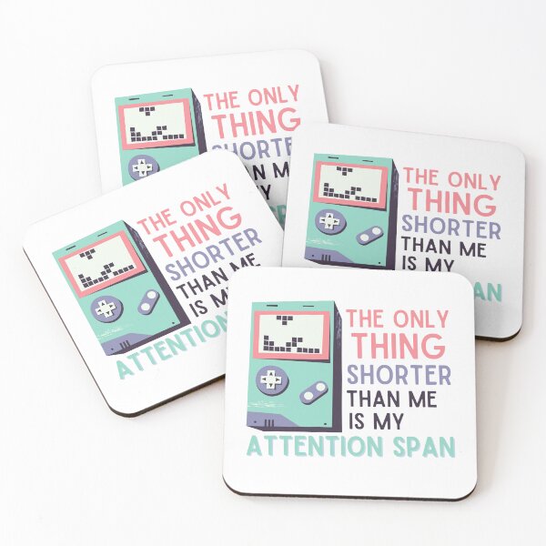 Item preview, The Only Thing Shorter Than Me is My Attention Span - Gen Z Humor - Cute Video Game designed and sold by Gummy Bear Gift Shop.