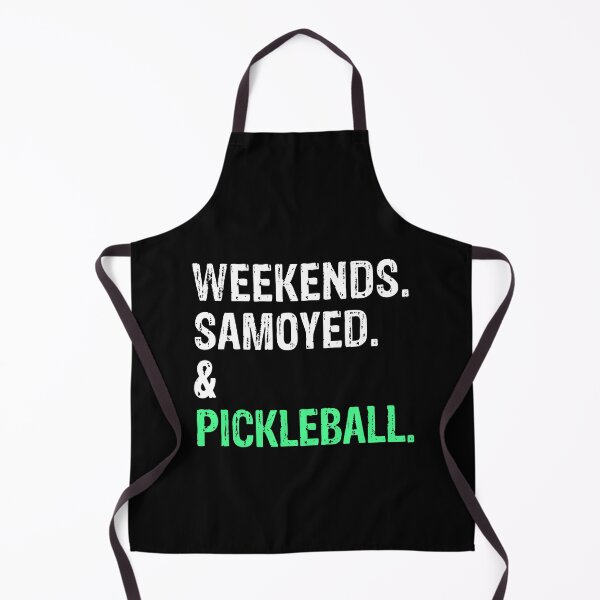 Item preview, Weekends Samoyed and Pickleball Funny Dog Gift designed and sold by Guarddogdrive.