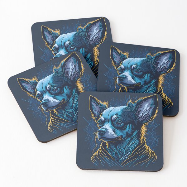Item preview, Cyberpunk theme Chihuahua designed and sold by ARTSY900.