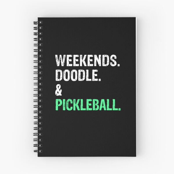 Item preview, Weekends Doodle and Pickleball Funny Dog Gift  designed and sold by Guarddogdrive.