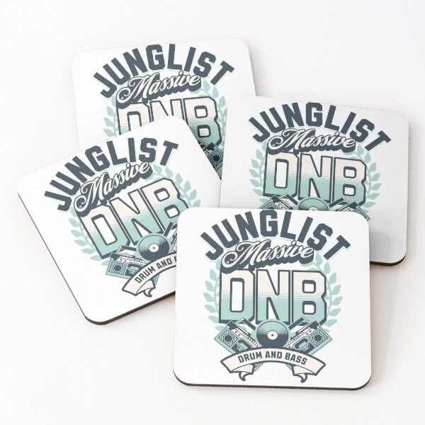 Item preview, DNB - Junglist Massive (dark green/mint) designed and sold by Discothreadz.
