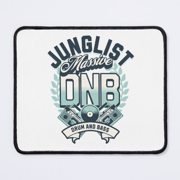 Item preview, DNB - Junglist Massive (dark green/mint) designed and sold by Discothreadz.