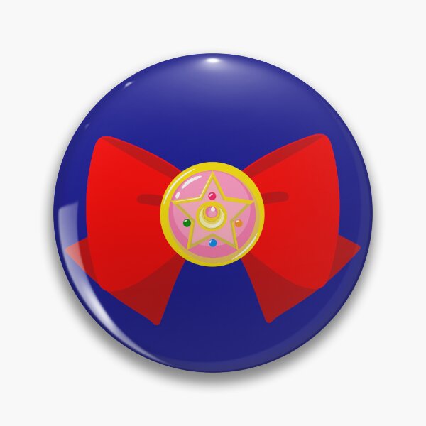 Item preview, bow and star brooch, sailor moon designed and sold by yessebel.